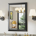 Briivue 24x32 Inch Black Bathroom Mirror by Briivuemodernmirrors