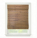Cordless Woven Wood Roman Shades, 53W x 60H, Winthrop Camel, Sizes 20-72 Wide by FirstRateBlinds