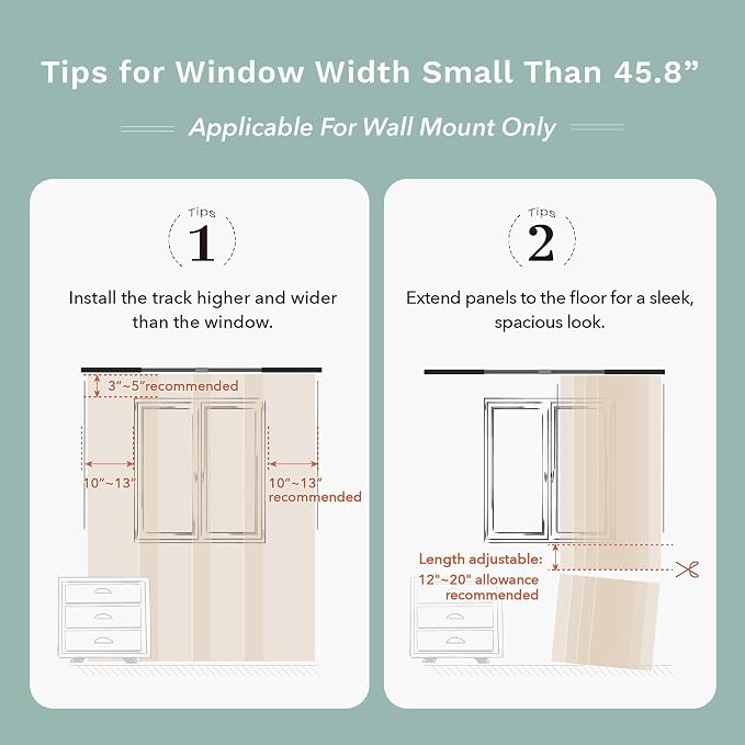 GoDear Design Adjustable Sliding Panel Track Blinds - Image 9