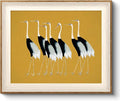 VIYYIEA Framed Wall Art for Living Room, Cranes Canvas Prints, Vintage Home by VIYYIEAART