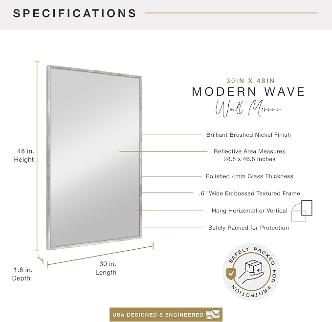 MCS Micro Rope Front Loaded Wall Mirror - Image 3