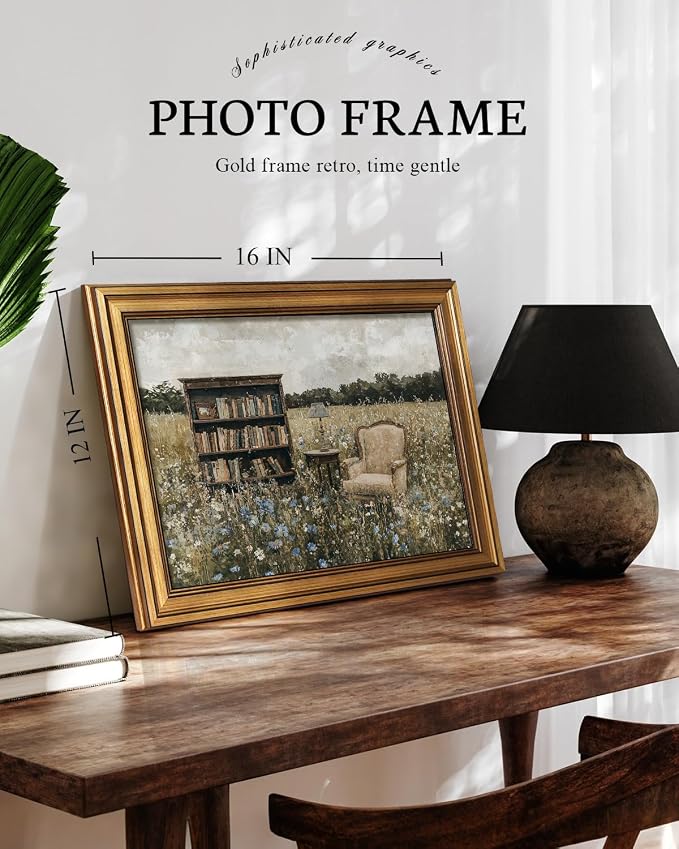 VIYYIEA Vintage Gold Framed Wall Art - Image 2