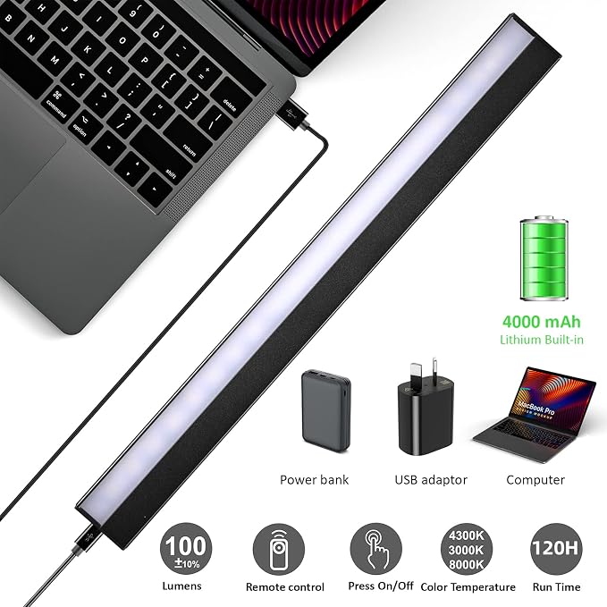 MIOBLUE Wireless Picture Lights, Rechargeable Battery Art Display Light - Image 4
