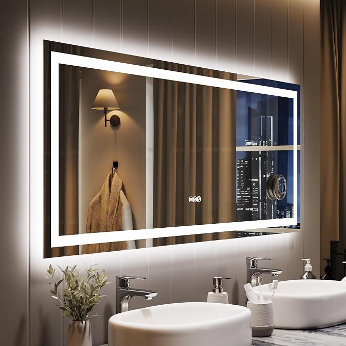 LED Bathroom Mirror 60 x 24 inch - Image 3