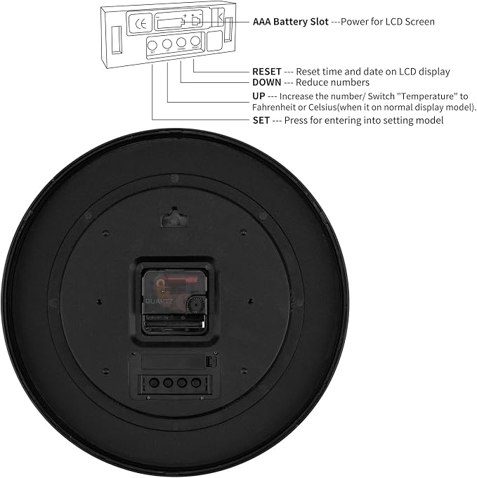Foxtop Digital and Analog Learning Clock - Image 9