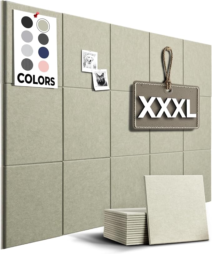 WALLHERO Corkboards for Wall, Pin Up Board, Office Board for Wall, Big Bulletin by WallHero