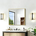 KOCUUY Gold Bathroom Mirror, HD Tempered Glass, Anti-Rust Frame, Modern Design by KOCUUY