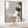 36”x 28” Black Bathroom Mirrors by Dimelax
