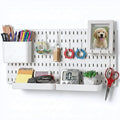 Keepo Peg Board Wall Organizer – Plastic Pegboard Panels, Modular Peg Board by Keepo