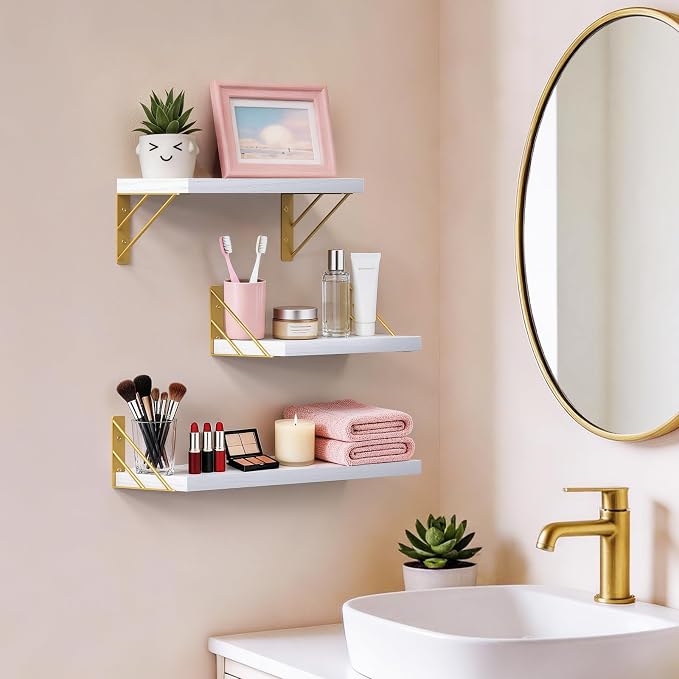 BAYKA Wall Shelves for Bedroom Decor, Floating Wall Shelves for Living Room - Image 4