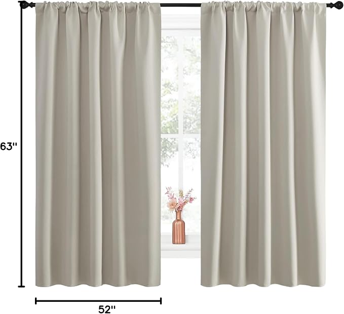 NICETOWN Blackout Curtains for Living Curtains, Room Darkening Window Curtain - Image 10