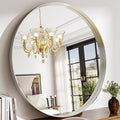 36 Inch Round Bathroom Mirror by EASLY