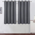 LEMOMO Grey Thermal Blackout Curtains/52 x 54 Inch/Set of 2 Panels Room by Lemomo
