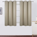 LEMOMO Beige Blackout Curtains 34 x 54 Inch Length/Set of 2 Curtain by Lemomo