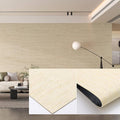 3D Wall Panels Peel and Stick – 23.82"x110" PVC Faux Travertine Texture by NAMAII