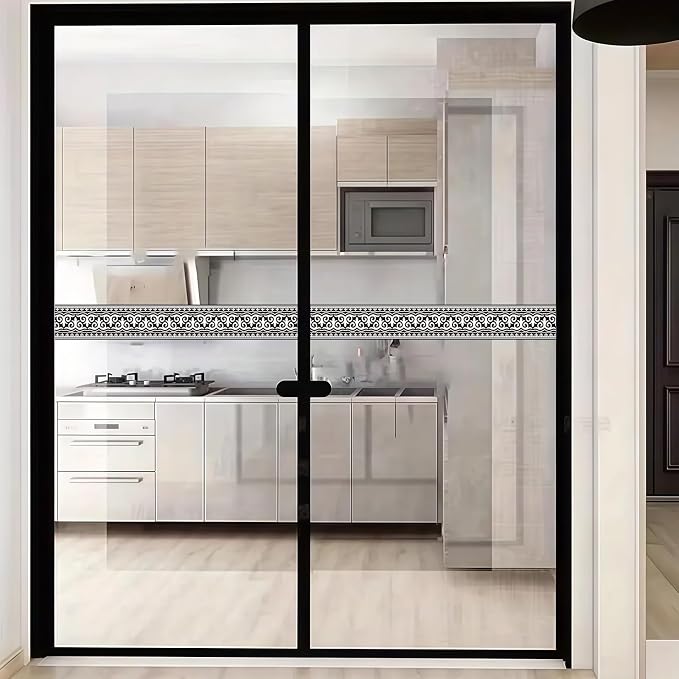 Wallpaper Border Trim Peel and Stick Vintage Black and White Boarders Self - Image 4