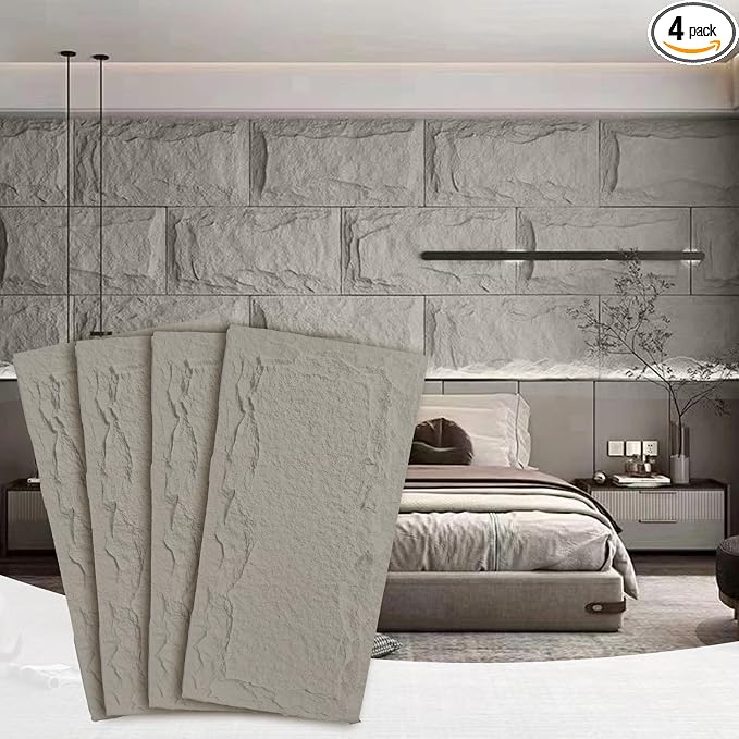 Stone 3D Wall Panels, 23.6"*47.2" Wall Paneling by Besutosera
