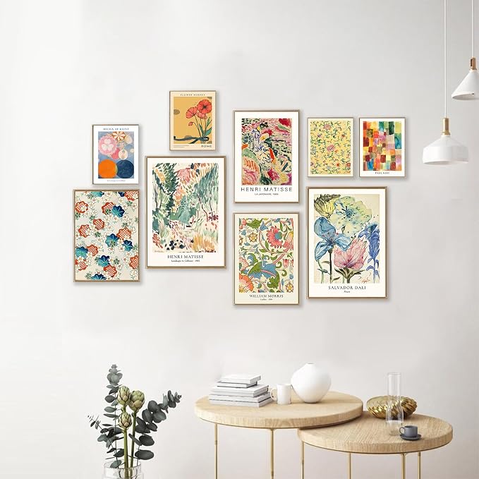 KBKBART Colorful Eclectic Wall Art Prints, Trendy Maximalism Famous Artist - Image 3