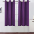 LEMOMO Purple Blackout Curtains 40 x 63 Inch Length/Set of 2 Curtain by Lemomo