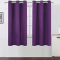 LEMOMO Purple Thermal Blackout Curtains/38 x 63 Inch/Set of 2 Panels Room by Lemomo