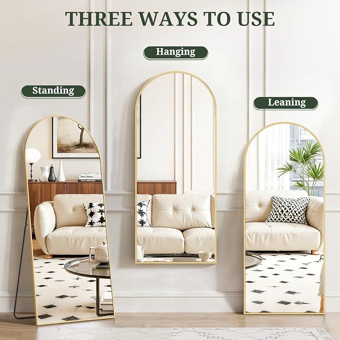 Mirror Full Length 56"x21" Full Body Floor Mirror - Image 6