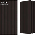 TO-TH Wood-Look Sound Panels, 4 Pack 47.2” x 23.6” Soundproof Wall Panels by TO-TH