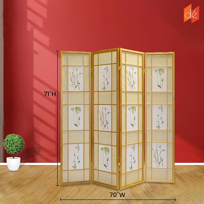 Legacy Decor 4 Panels Room Divider - Image 5