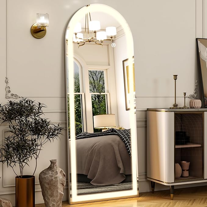 Easly 21"x56" Arched Full Length Mirror - Image 2