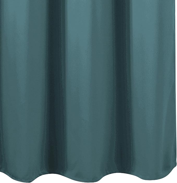 LEMOMO Blackout Curtains 66 x 95 inch/Sea Teal Curtains Set of 2 Panels/Thermal - Image 9