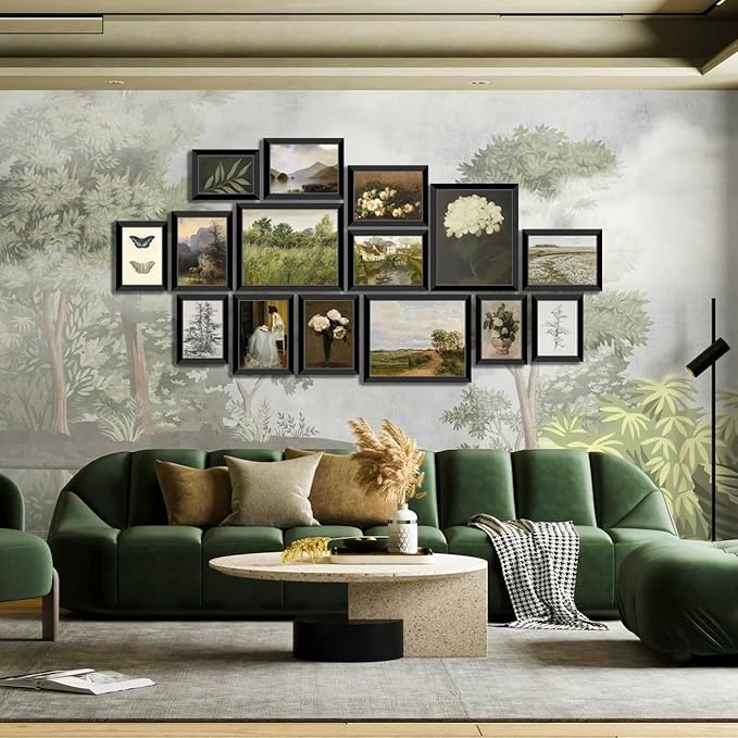 LANCHI95 Framed Vintage Wall Art Set of 15 – Gallery Wall Decor - Image 4