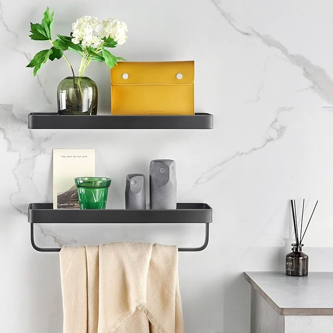 VOLPONE Bathroom Shelves Wall Mounted Glass Shelf - Image 7