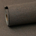 Brown Peel and Stick Wallpaper Slight Velvety Feeling Woven Fabric Grasscloth by Unknown