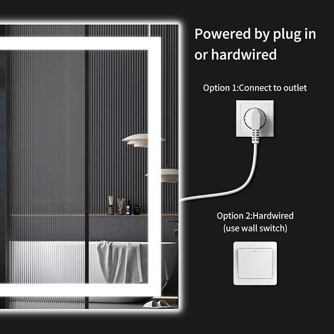 24"x36" LED Bathroom Mirror - Image 7