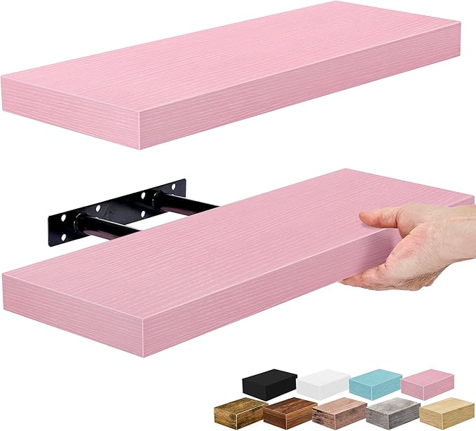 Sorbus Floating Shelves for Wall – 16 Inch Floating Shelf for Kitchen, Living by Sorbus