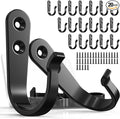 BREYDROK 20PCS Heavy Duty Metal Coat Hooks by BREYDROK