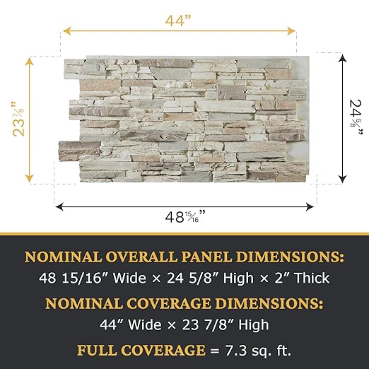 AZ Faux High-Density Polyurethane Faux Stone Wall Covering Panels - Image 2