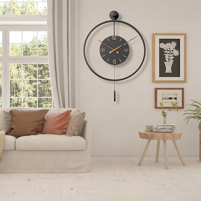 30.7×20 Inch Large Modern Decorative Wall Clocks - Image 5