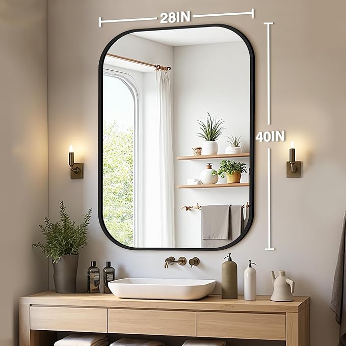Bathroom Mirror for Wall, HD Reflection Shatterproof Mirror for Living Room - Image 2