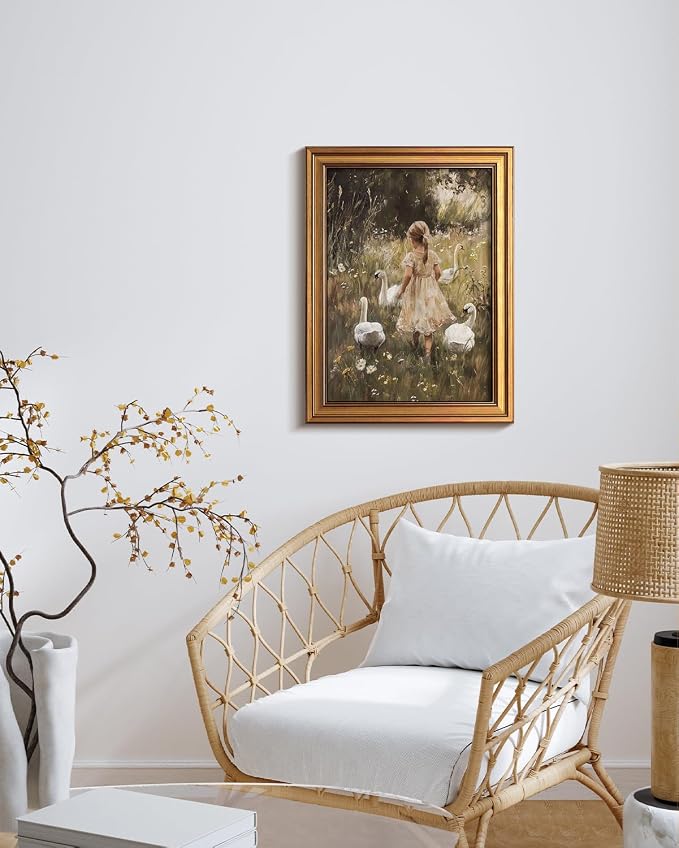 VIYYIEA Vintage Gold Framed Wall Art - Image 5