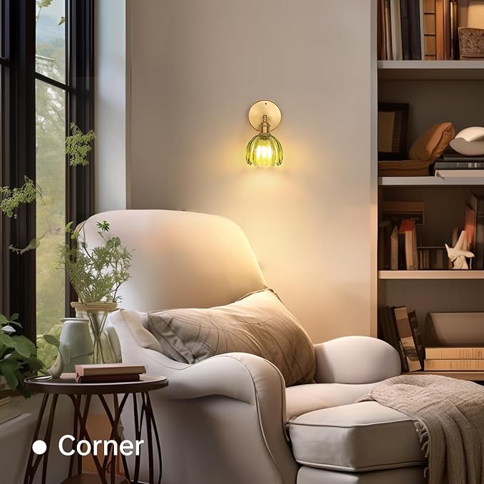 Shenmoyl Battery Operated Vintage Wall Sconces - Image 9