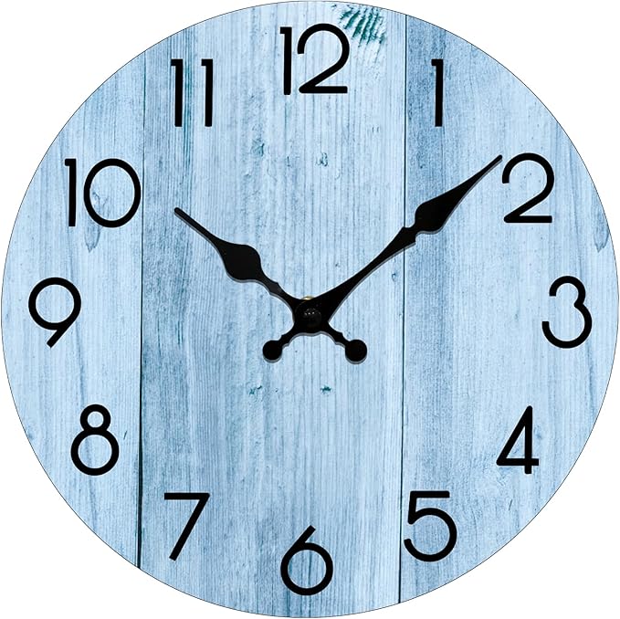 Wall Clock, Modern Wall Clocks Battery Operated, Silent Non Ticking Clock by wallclock