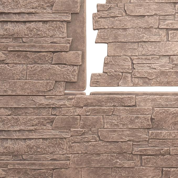 EverStone Acadia Ledge Faux Stone Panel, North Hill Color - Image 9