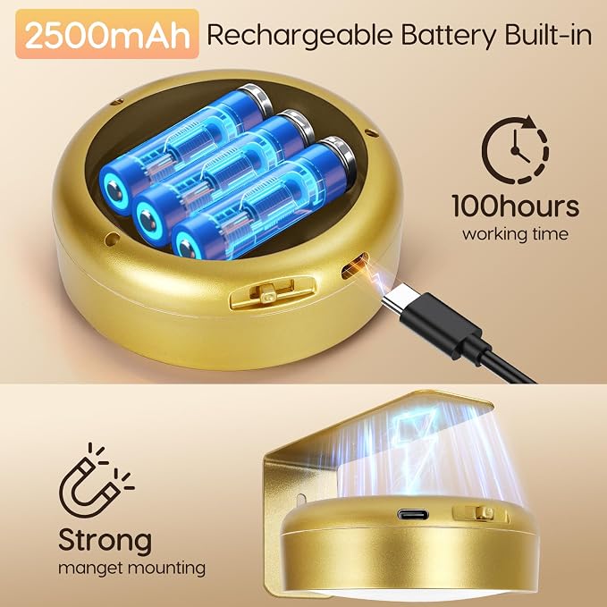6Pack-Recharge Battery Wall Picture Light - Image 3
