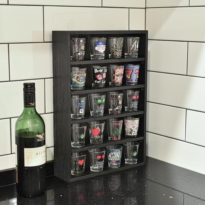 Ikee Design Wooden Wall-Mounted Display Shelves Rack - Image 2