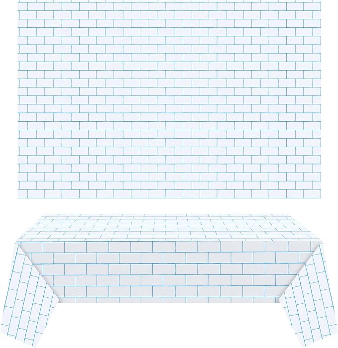Chuangdi 2pcs 4.5 x 9 Feet Brick Wallpaper Peel and Stick Backdrop Tablecloth by Chuangdi
