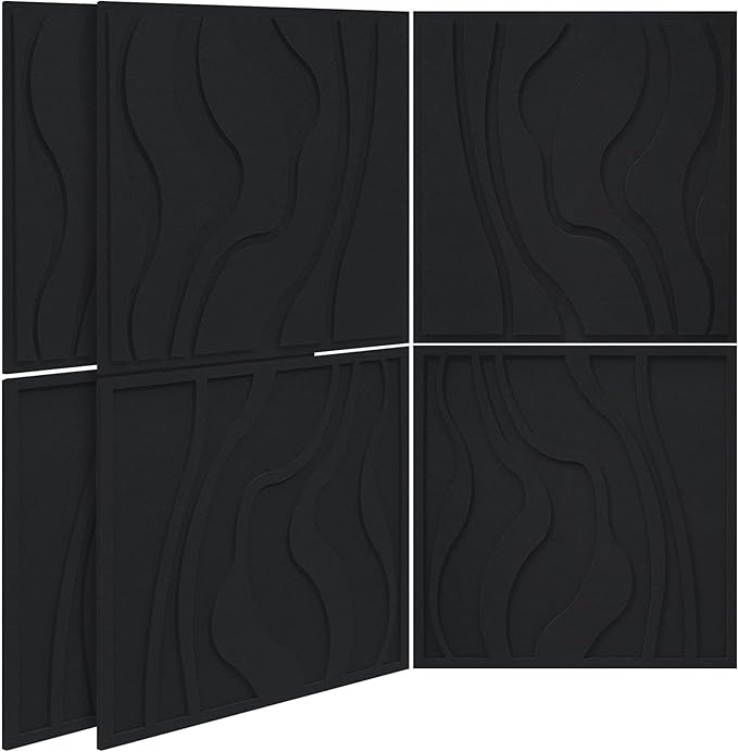 BUBOS Art Acoustic Wall Panels 6 Pack by BUBOS