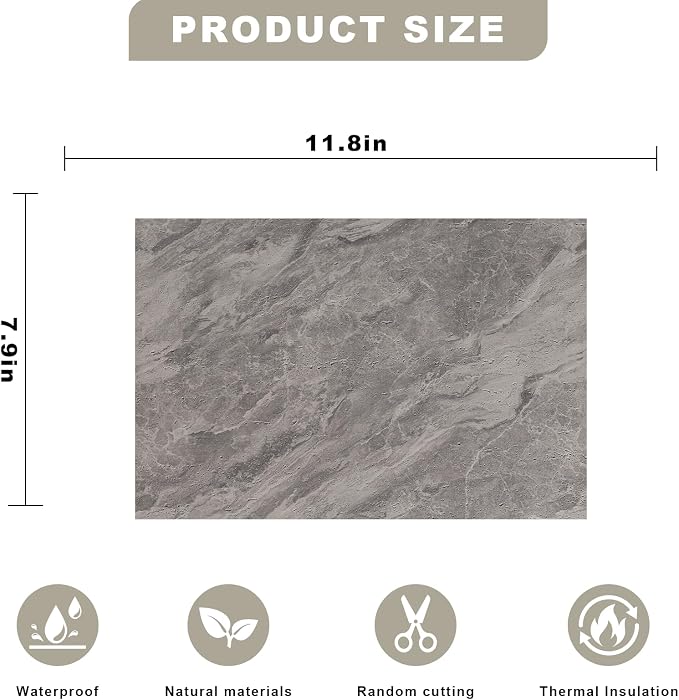 3D Wall Panels - 1PCS 7.9"x11.8" Faux Stone Wall Covering - MCM Modified Clay - Image 2
