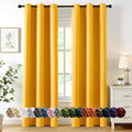 MIULEE Blackout Curtains for Bedroom Living Room 2 Panels, Thermal Insulated by MIULEE