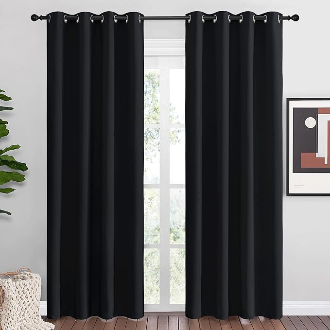 NICETOWN Blackout Curtain Panels 86 inches by NICETOWN