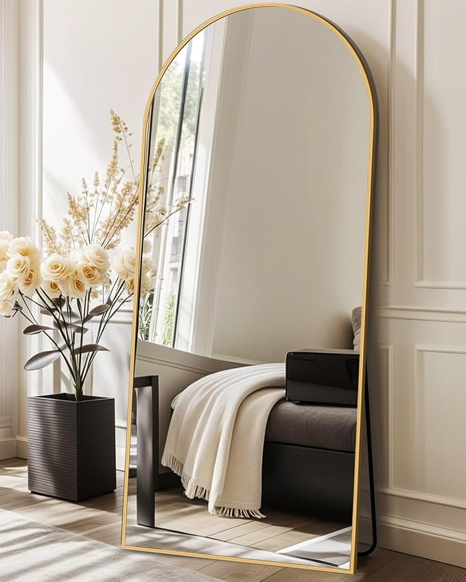 DMWOODFL 71"x26" Arched Full-Length Mirror - Image 7